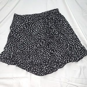 Shein polka dot skirt with shorts attached